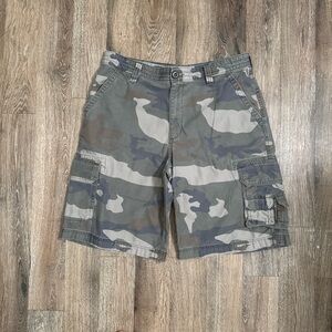 RedHead Men's Camo Cargo Shorts - Green Gray